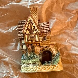 Charming Cottage Ceramic Sculpture
